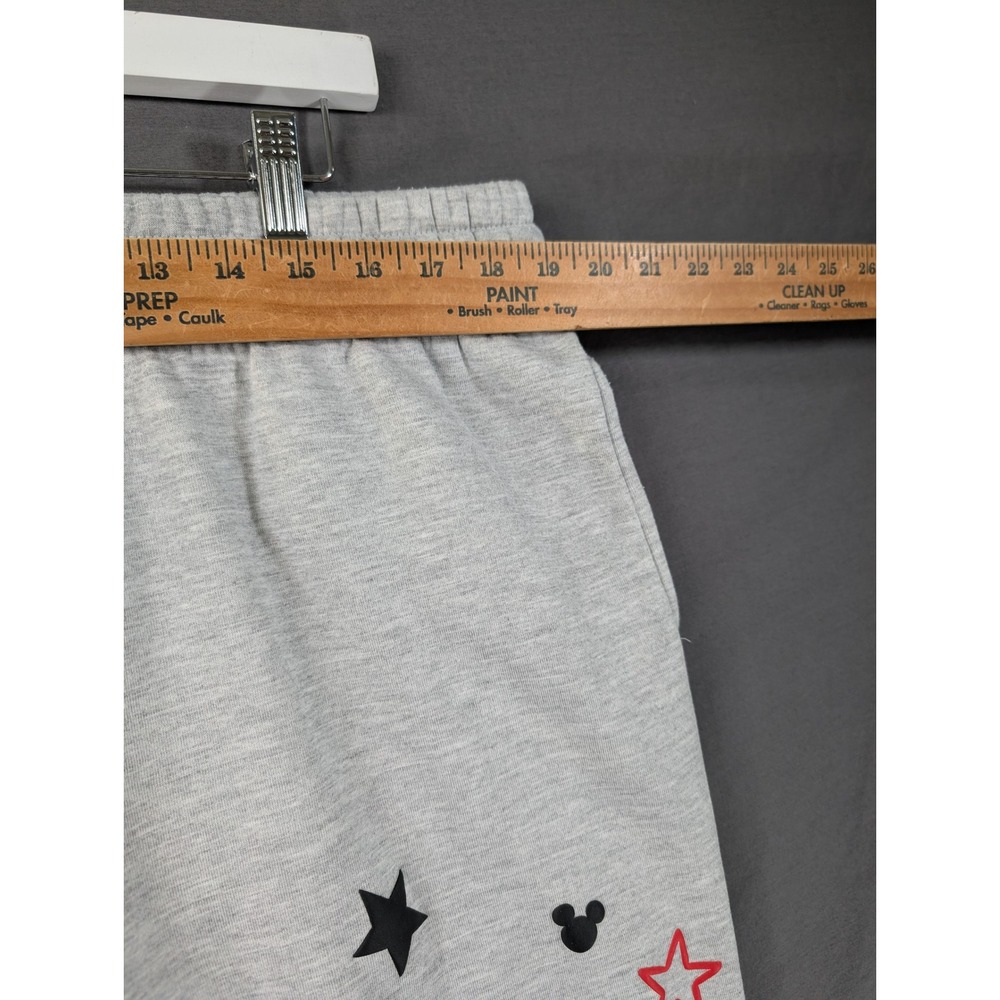 Disney Mickey Mouse Womens XXL Grey Graphic Jogger Sweatpants - Picture 8 of 9